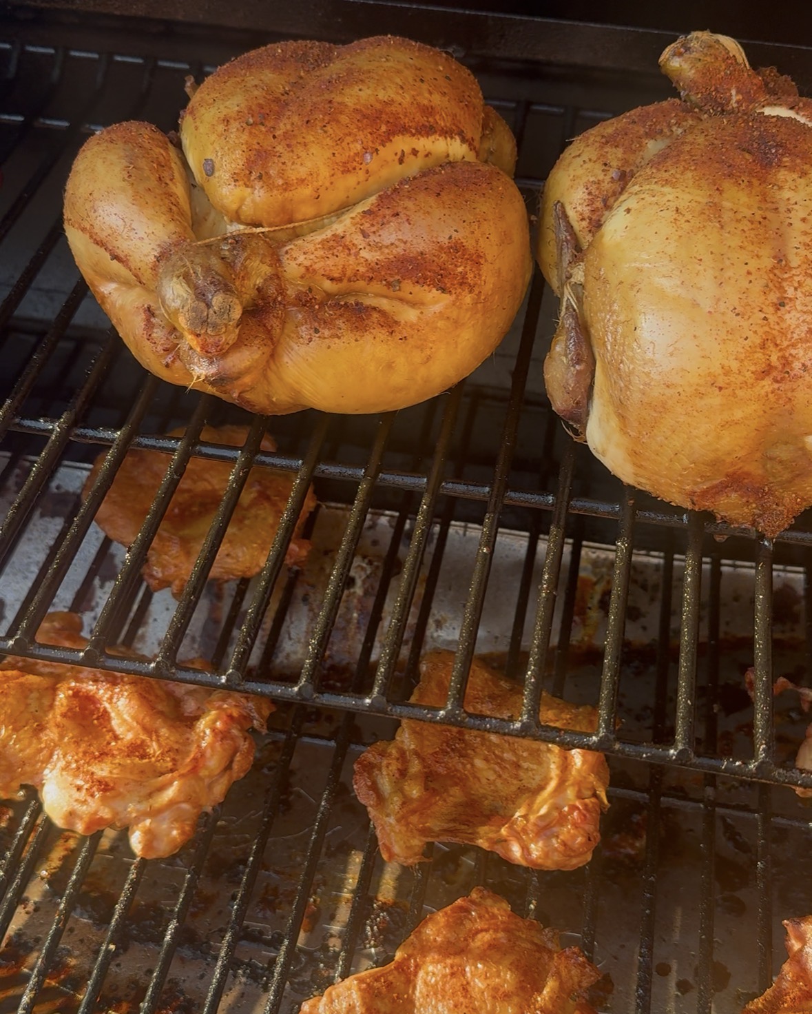 Poulet boucanés au smoker